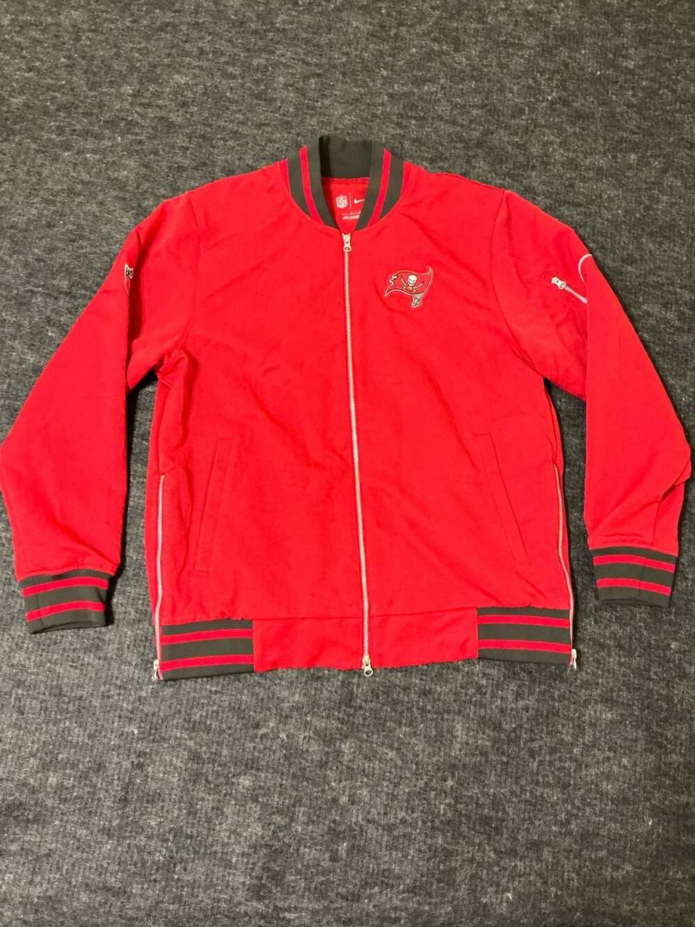 Nike NFL Tampa Bay Buccaneers Sideline Elite Full-Zip Jacket Mens Size Large Red